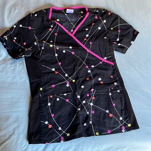 Cherokee Scrub Top - S